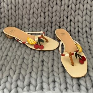Vintage Moschino thong slides, size 6.5 (36.5)